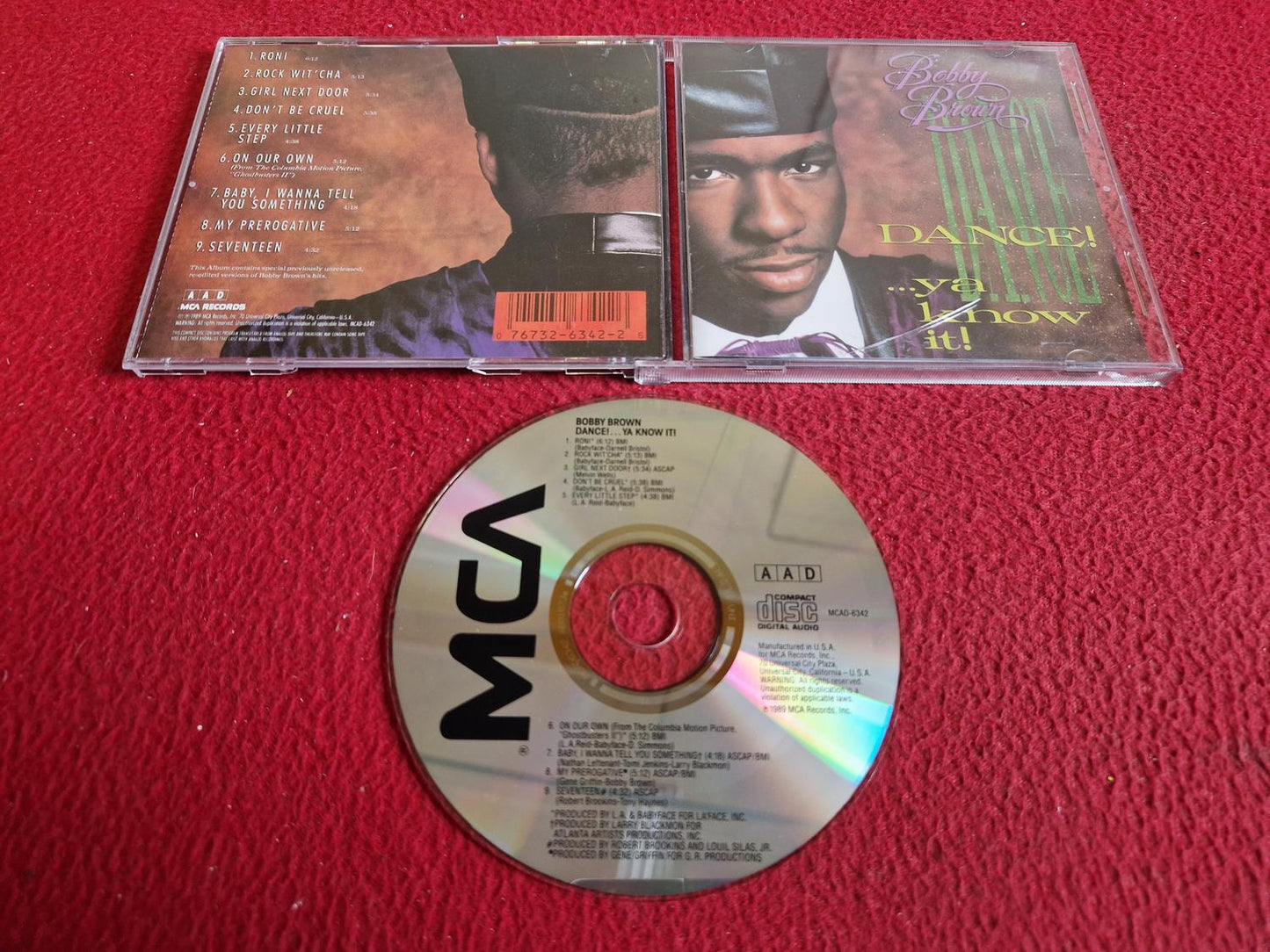 BOBBY BROWN DANCE! ...YA KNOW IT! CD
