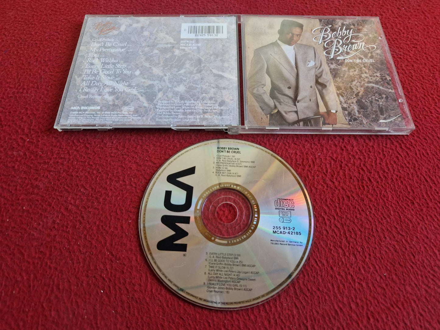 BOBBY BROWN DON'T BE CRUEL CD