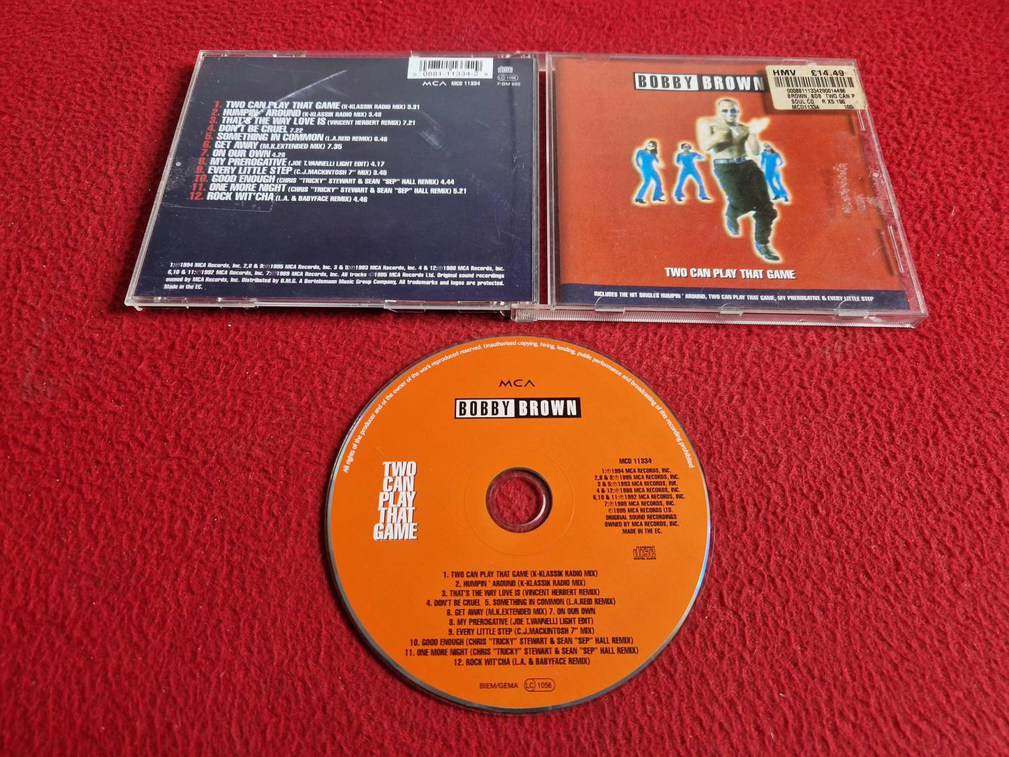 BOBBY BROWN TWO CAN PLAY THAT GAME CD
