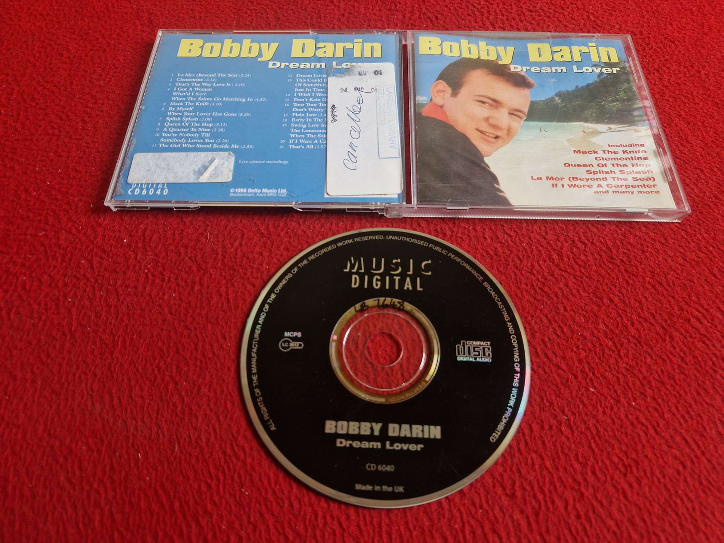 BOBBY DARIN DREAM LOVER CD