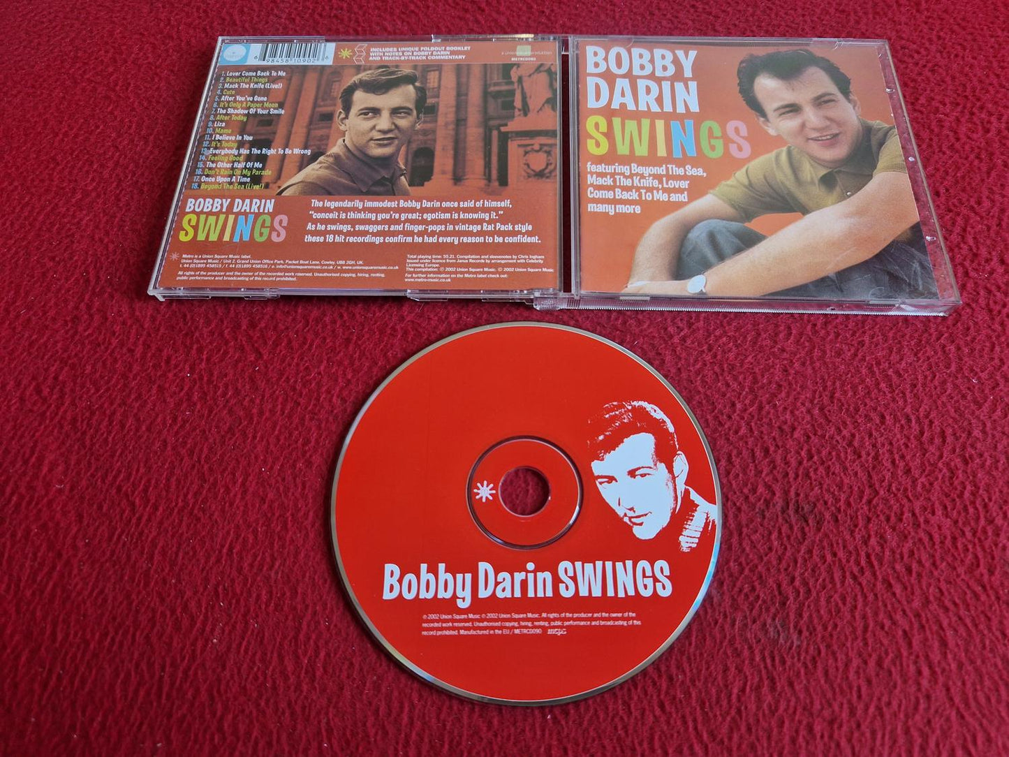 BOBBY DARIN SWINGS CD