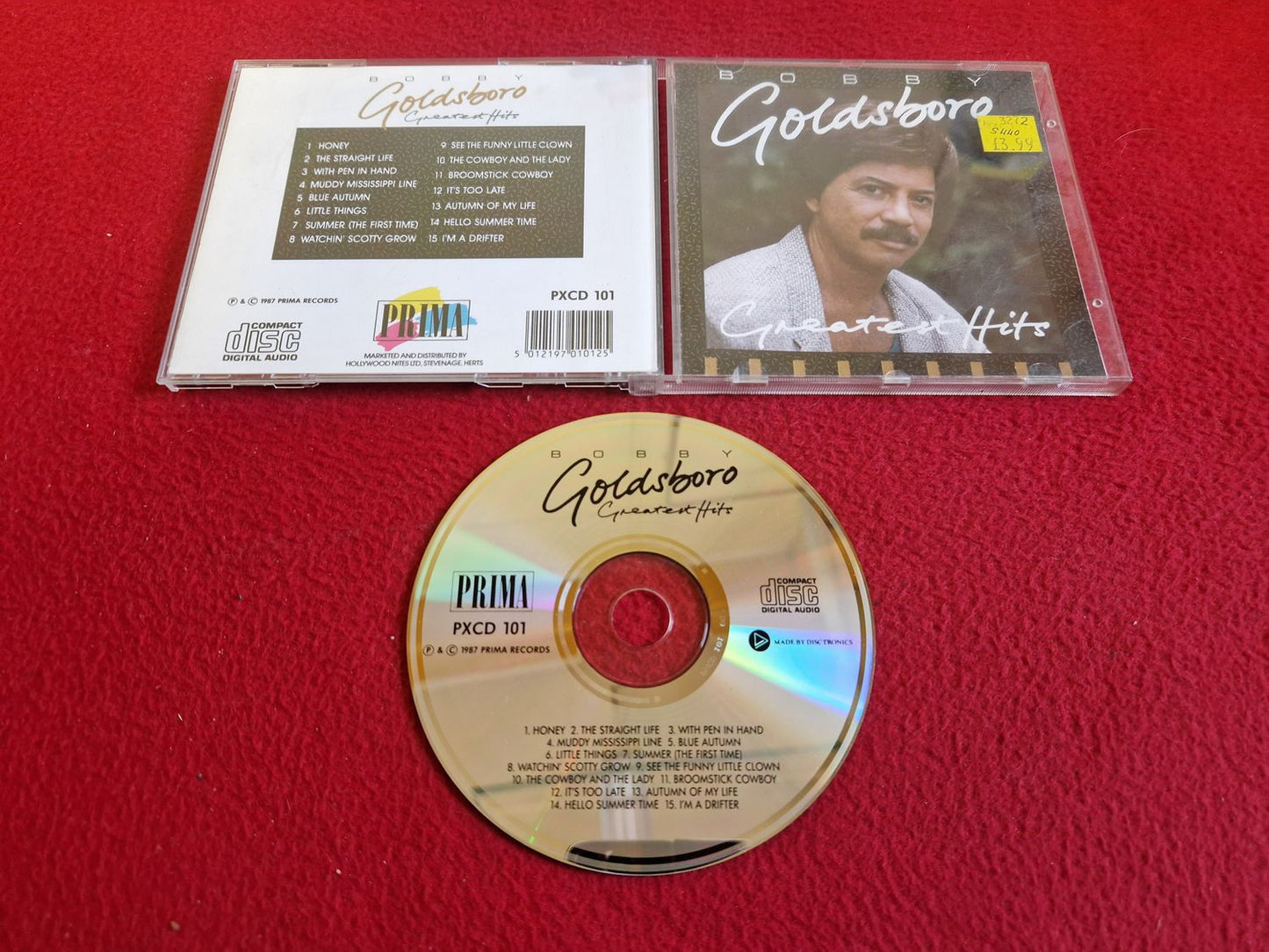 BOBBY GOLDSBORO GREATEST HITS CD