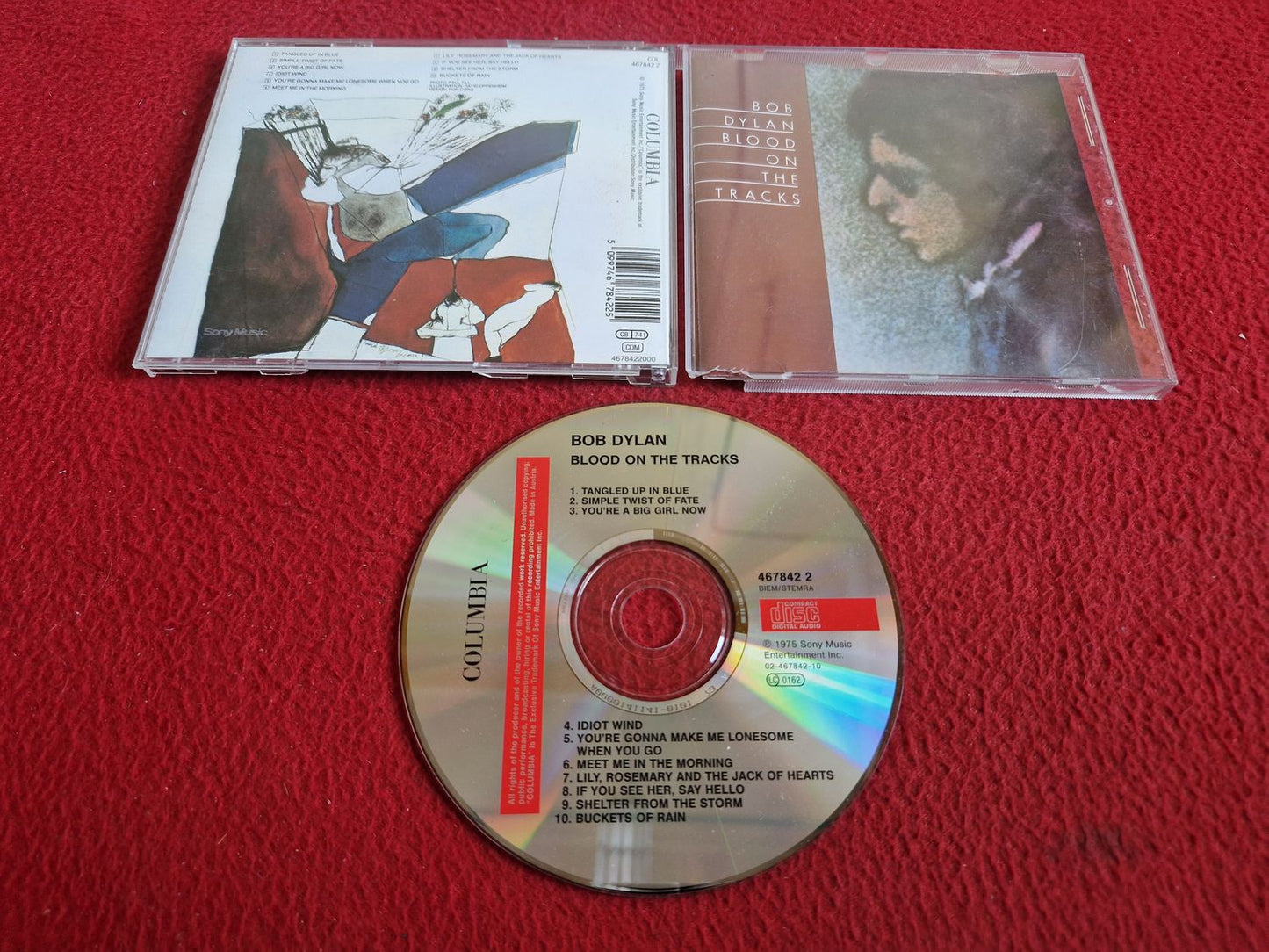 BOB DYLAN BLOOD ON THE TRACKS CD