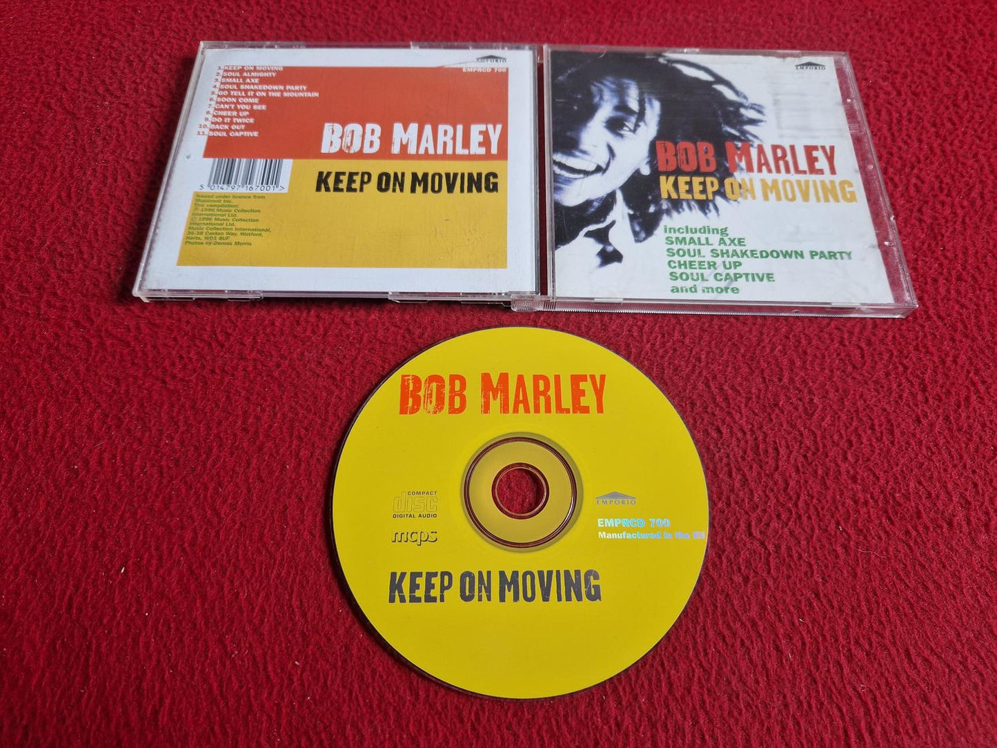 BOB MARLEY KEEP ON MOVING CD