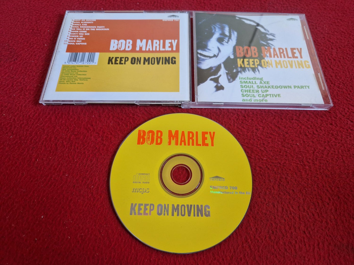 BOB MARLEY KEEP ON MOVING CD