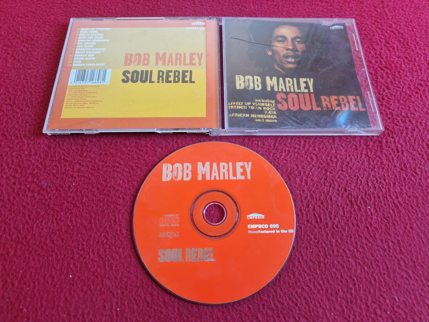 BOB MARLEY SOUL REBEL CD