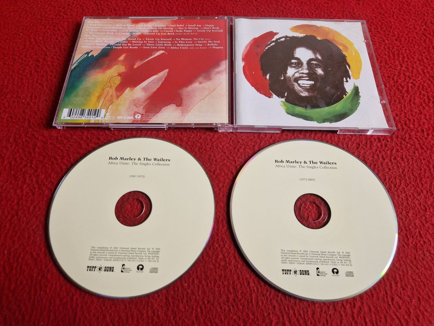 BOB MARLEY & THE WAILERS AFRICA UNITE: THE SINGLES COLLECTION CD