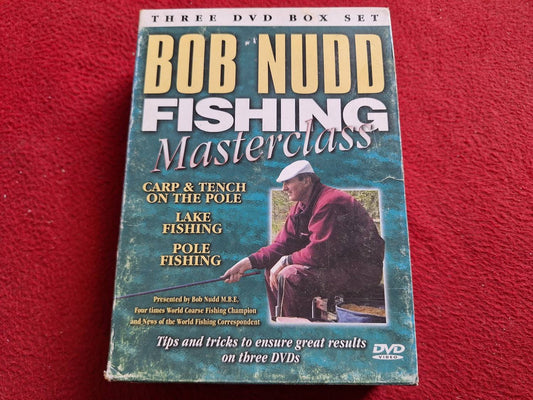BOB NUDD FISHING MASTERCLASS BOX DVD