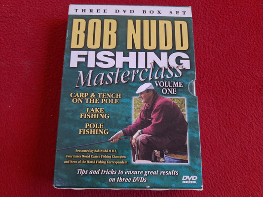 BOB NUDD FISHING MASTERCLASS VOLUME 1 BOX DVD