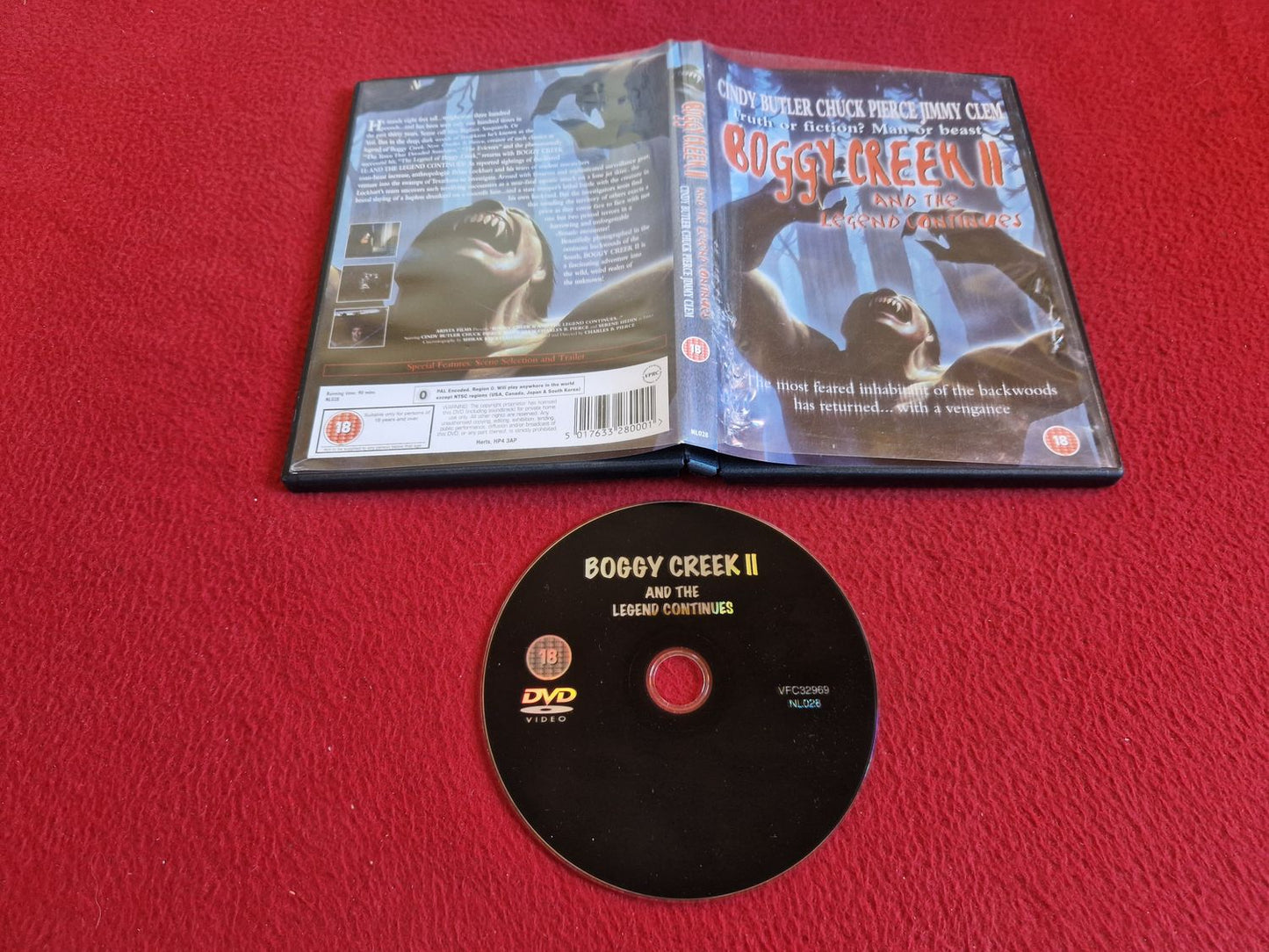 BOGGY CREEK II AND THE LEGEND CONTINUES DVD