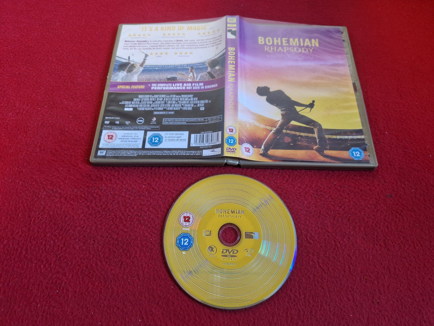 BOHEMIAN RHAPSODY DVD