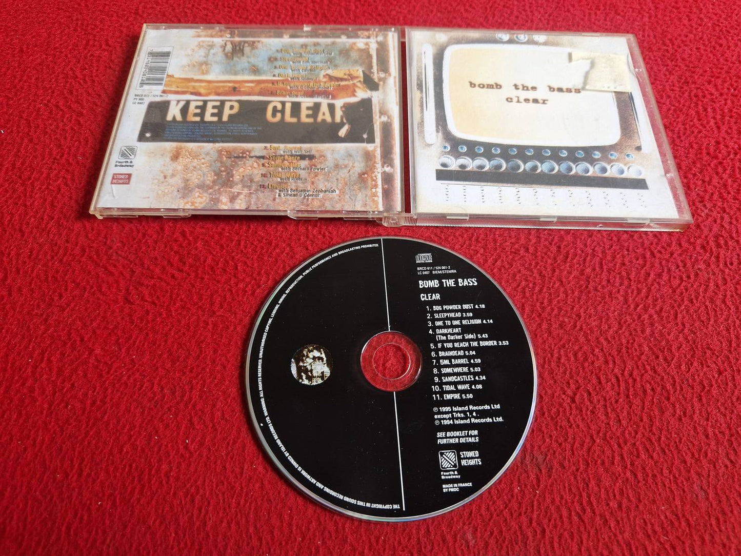 BOMB THE BASS CLEAR CD
