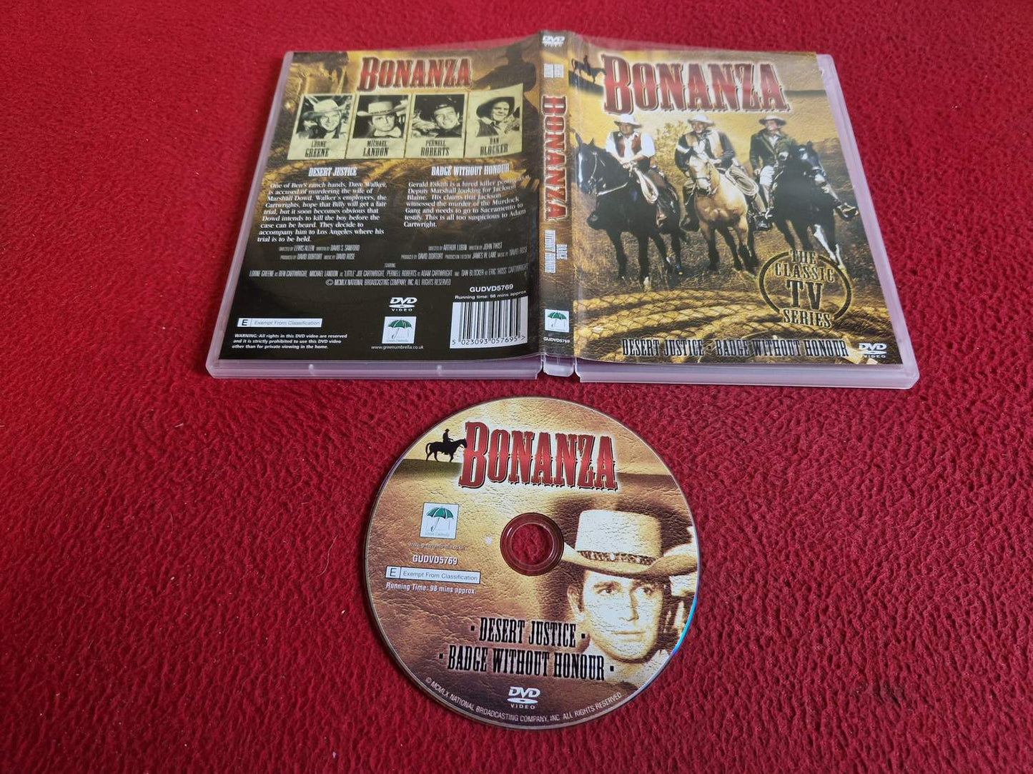 BONANZA DESERT JUSTICE / BADGE WITHOUT HONOUR DVD