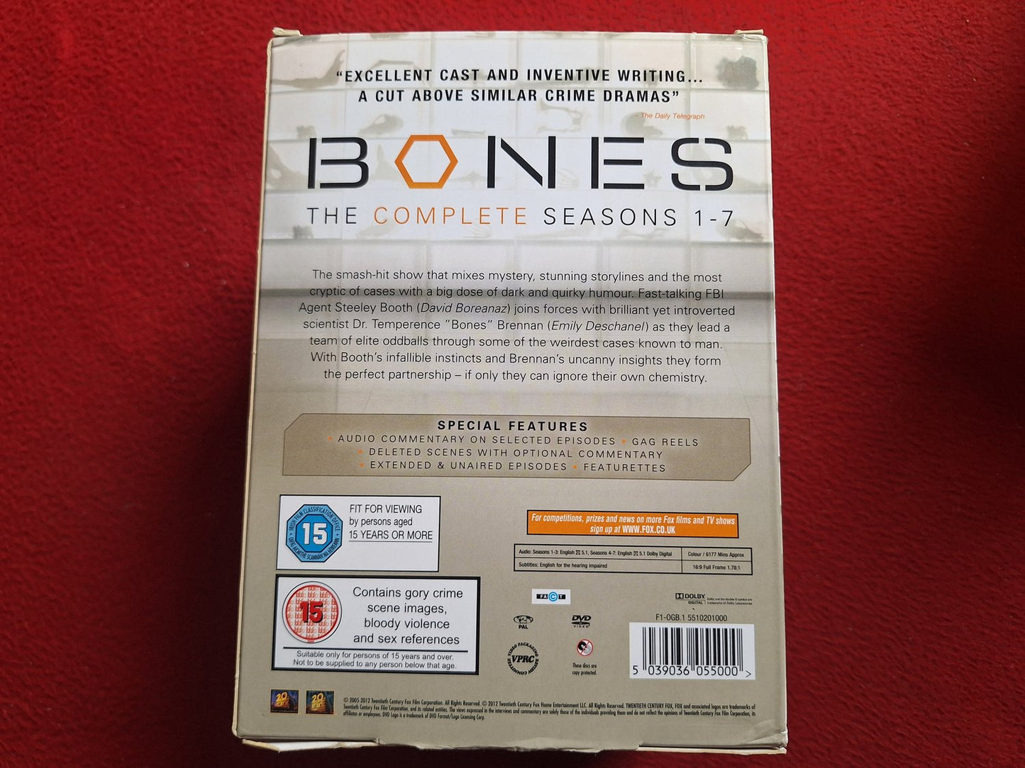 BONES SEASONS 1 - 7 BOX DVD