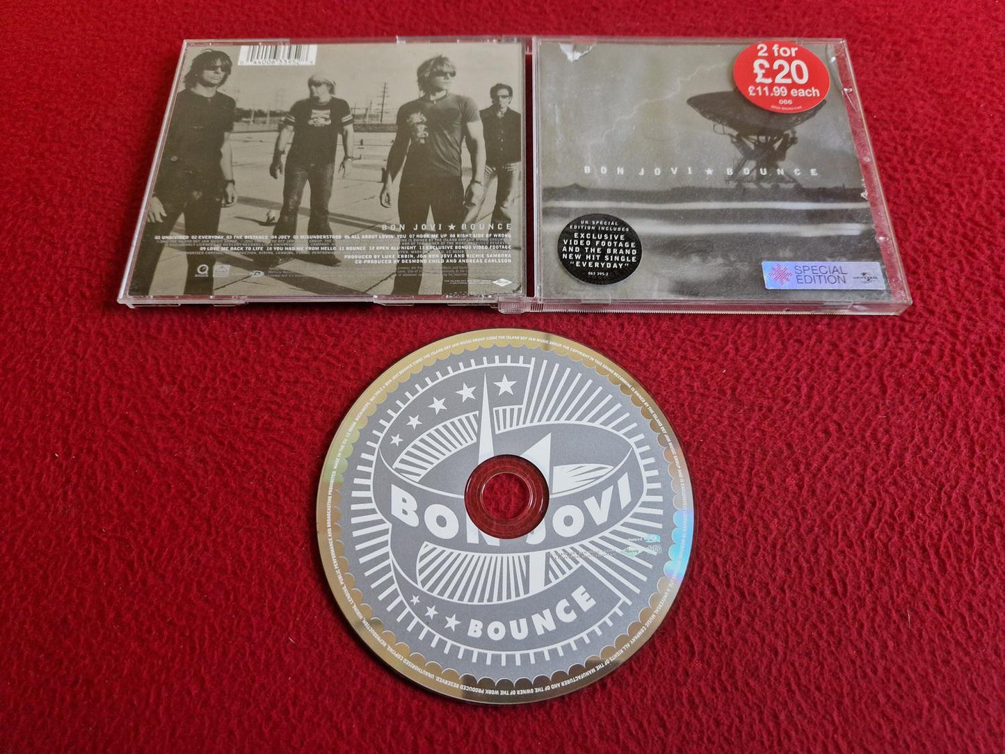 BON JOVI BOUNCE SPECIAL EDITION CD