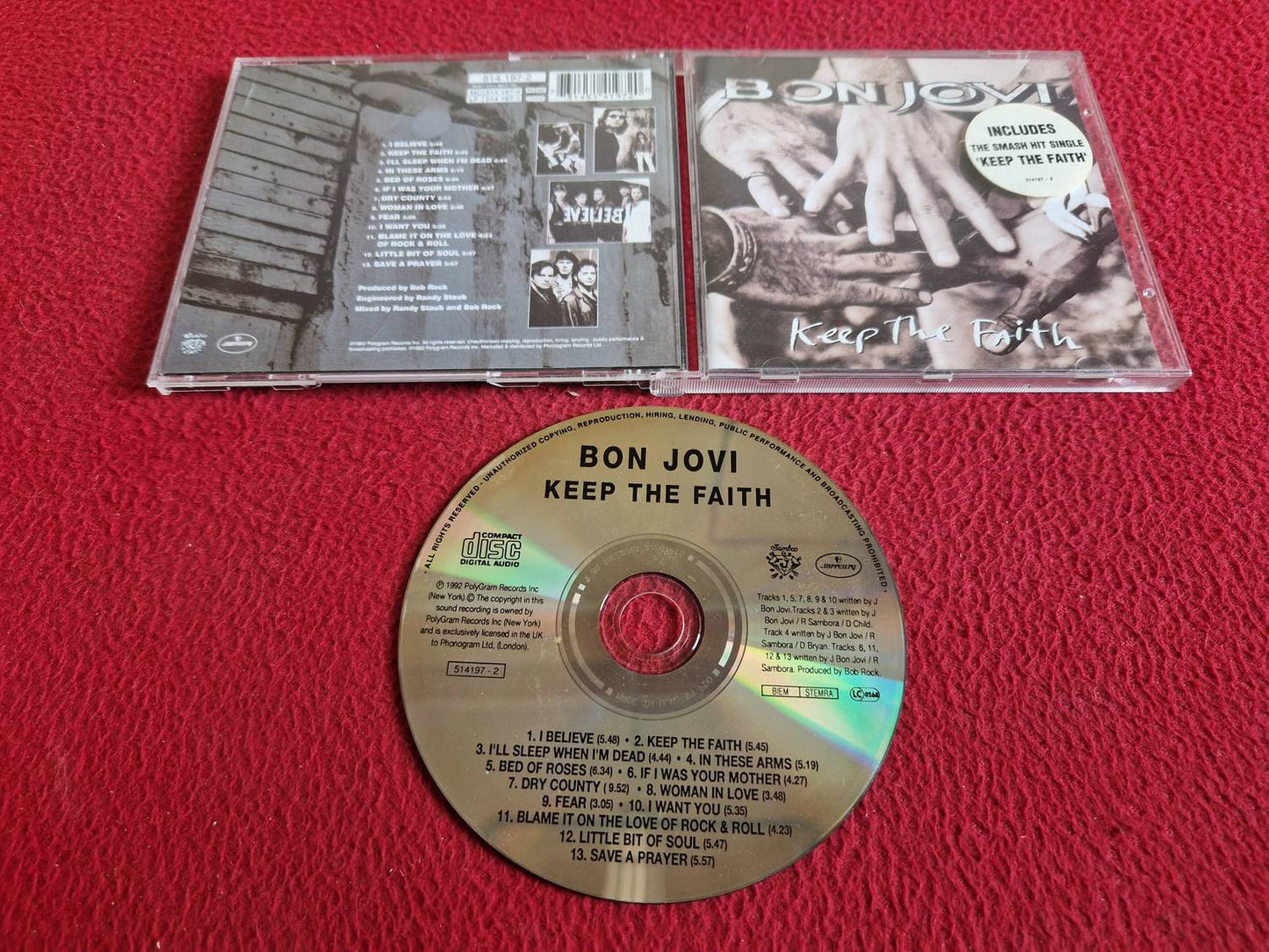 BON JOVI KEEP THE FAITH CD