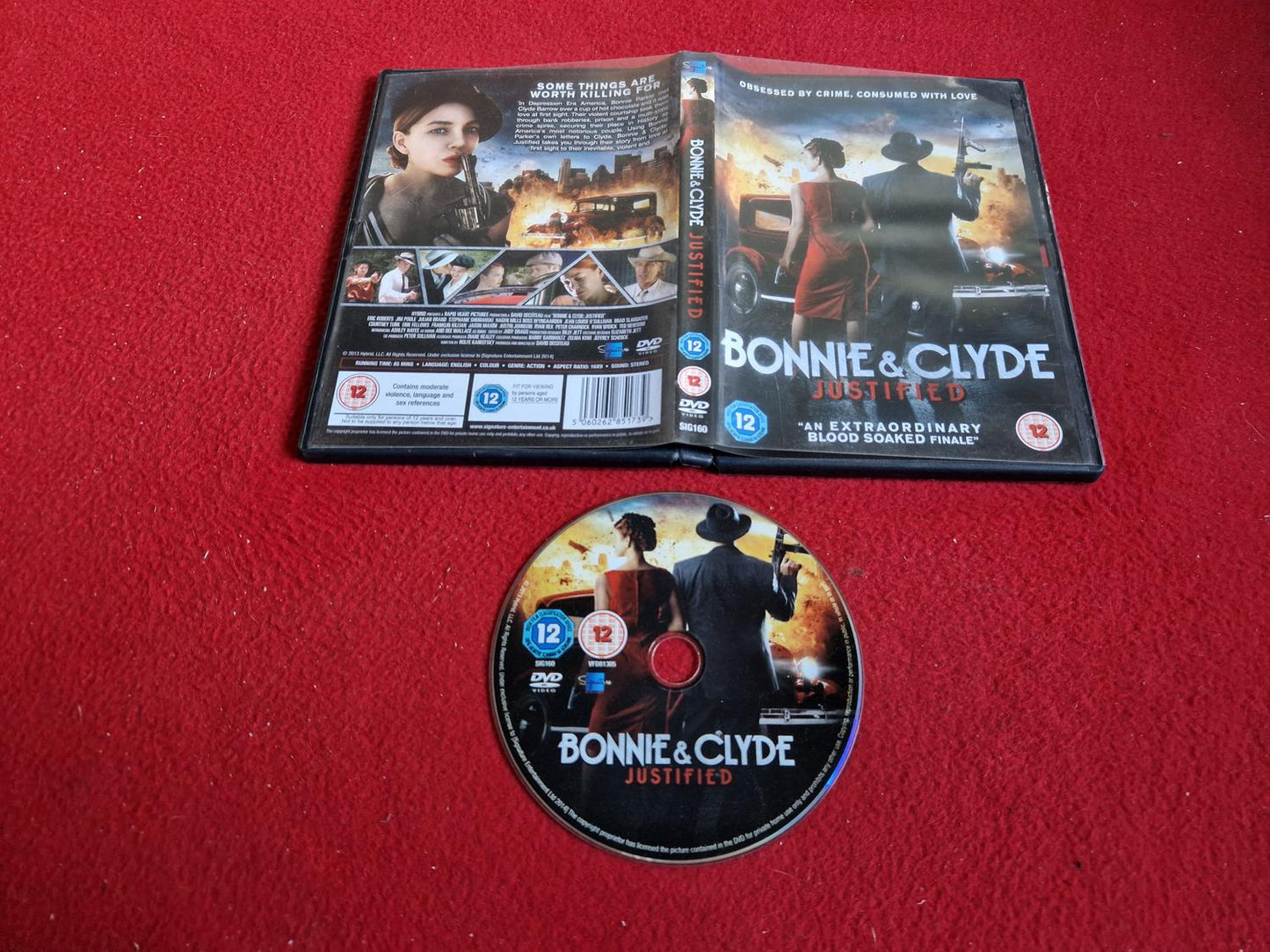 BONNIE & CLYDE JUSTIFIED DVD