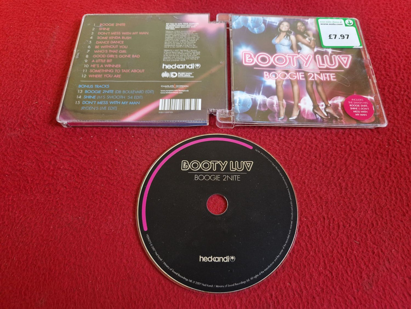 BOOTY LUV BOOGIE 2NITE CD