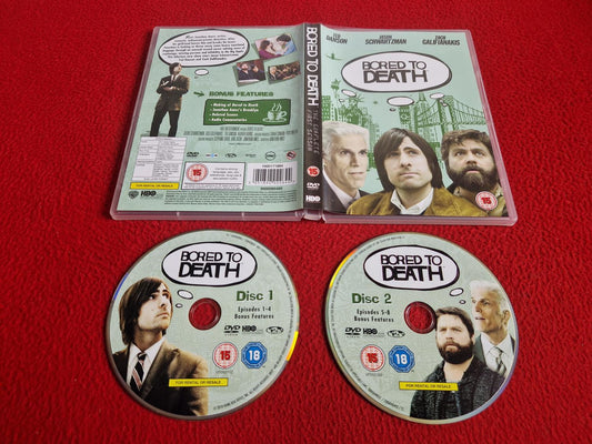 BORED TO DEATH SEASON 1 [ SVENSK TEXT ] DVD