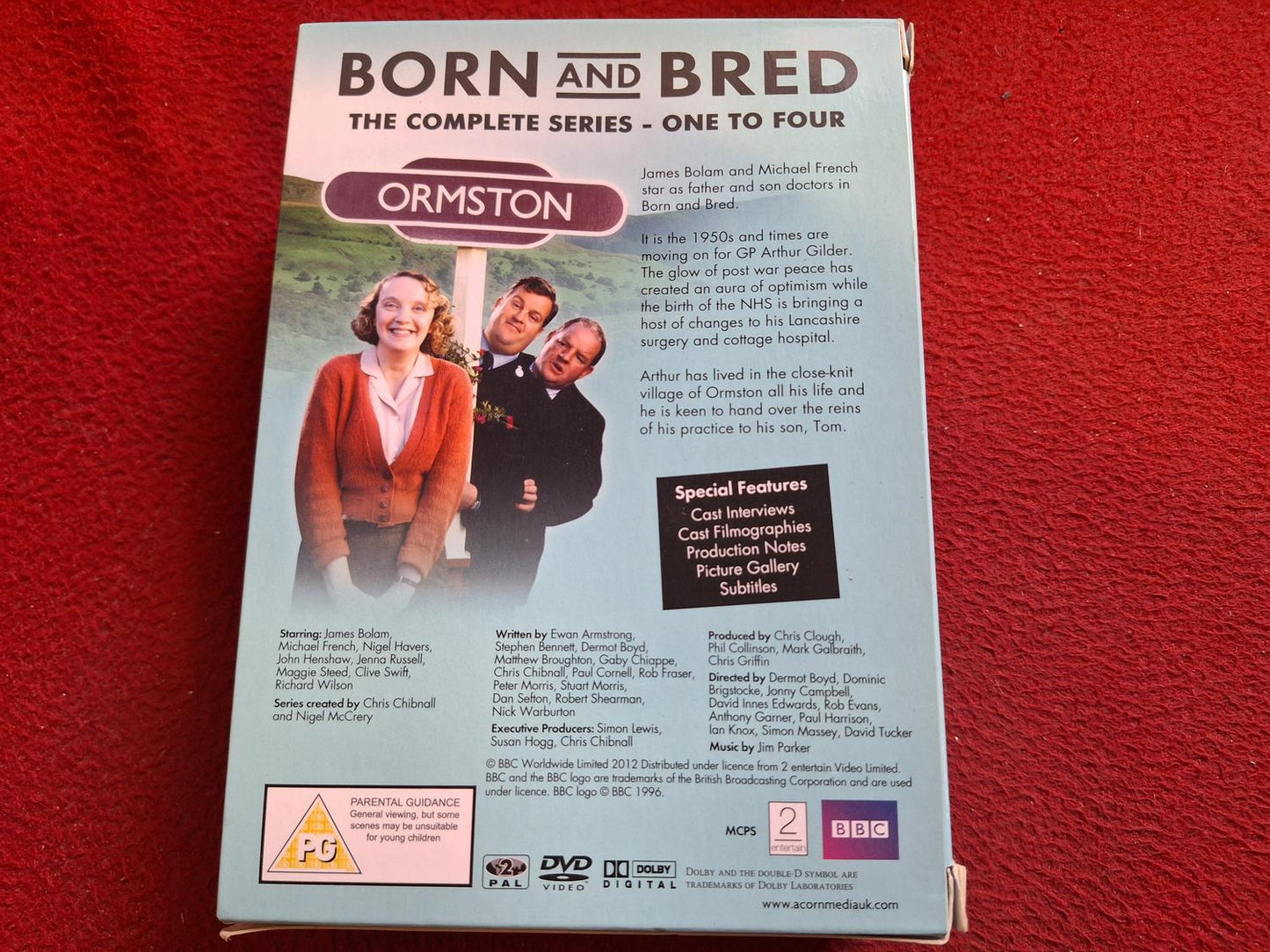 BORN AND BRED SERIES 1 - 4 BOX DVD