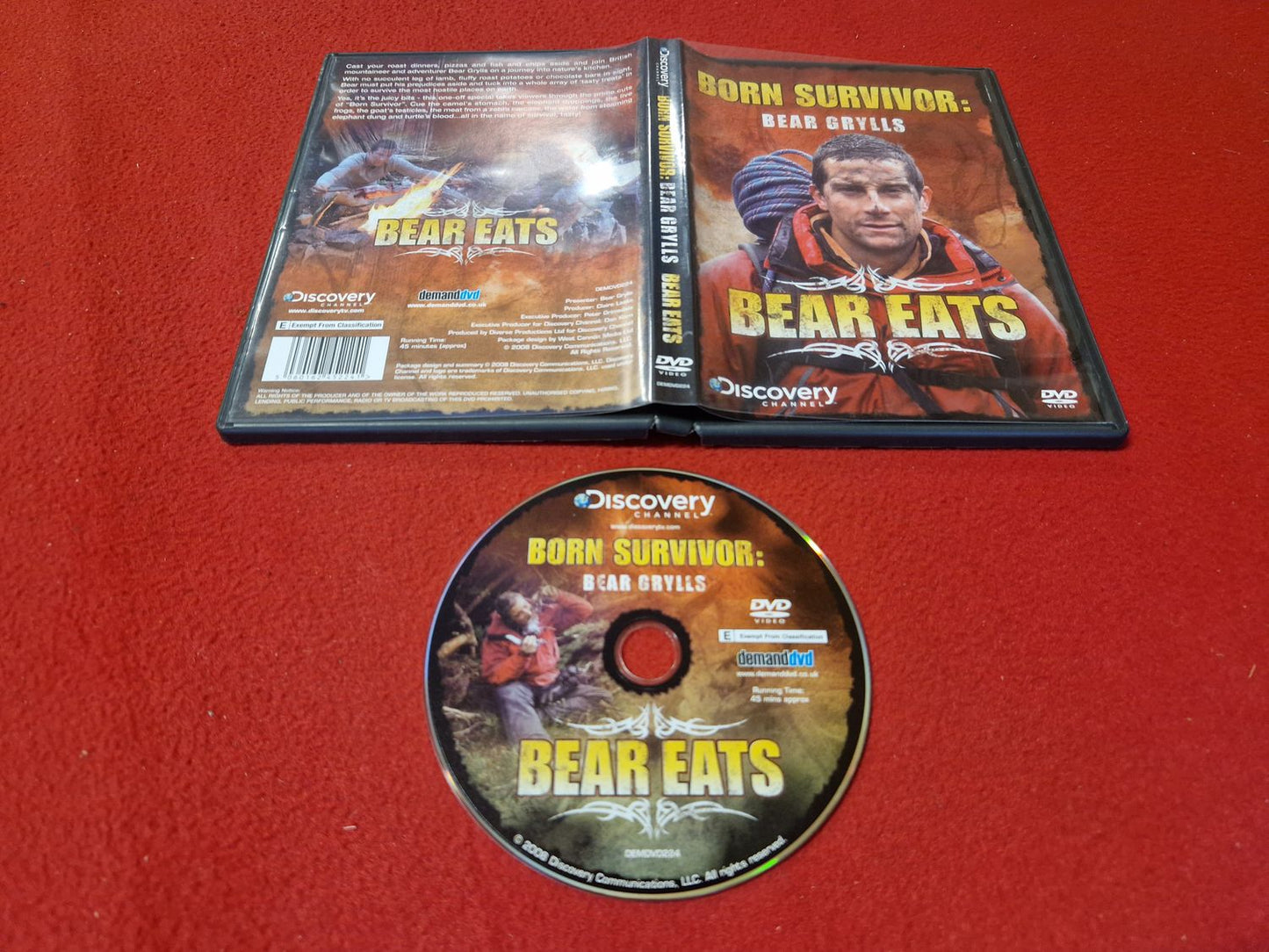 BORN SURVIVOR BEAR GRYLLS BEAR EATS till DVD