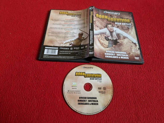 BORN SURVIVOR BEAR GRYLLS SEASON 1 - AFRICAN SAVANNAH mfl DVD