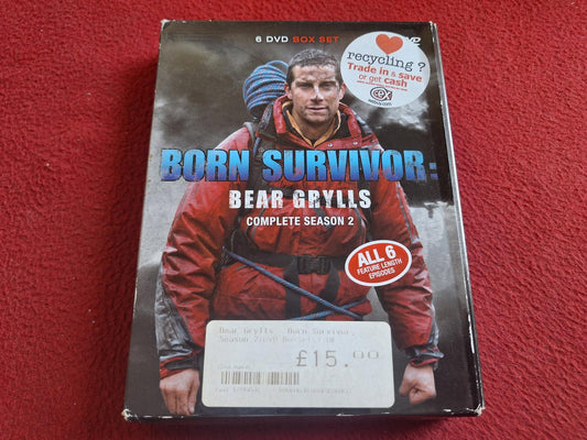 BORN SURVIVOR BEAR GRYLLS SEASON 2 BOX DVD