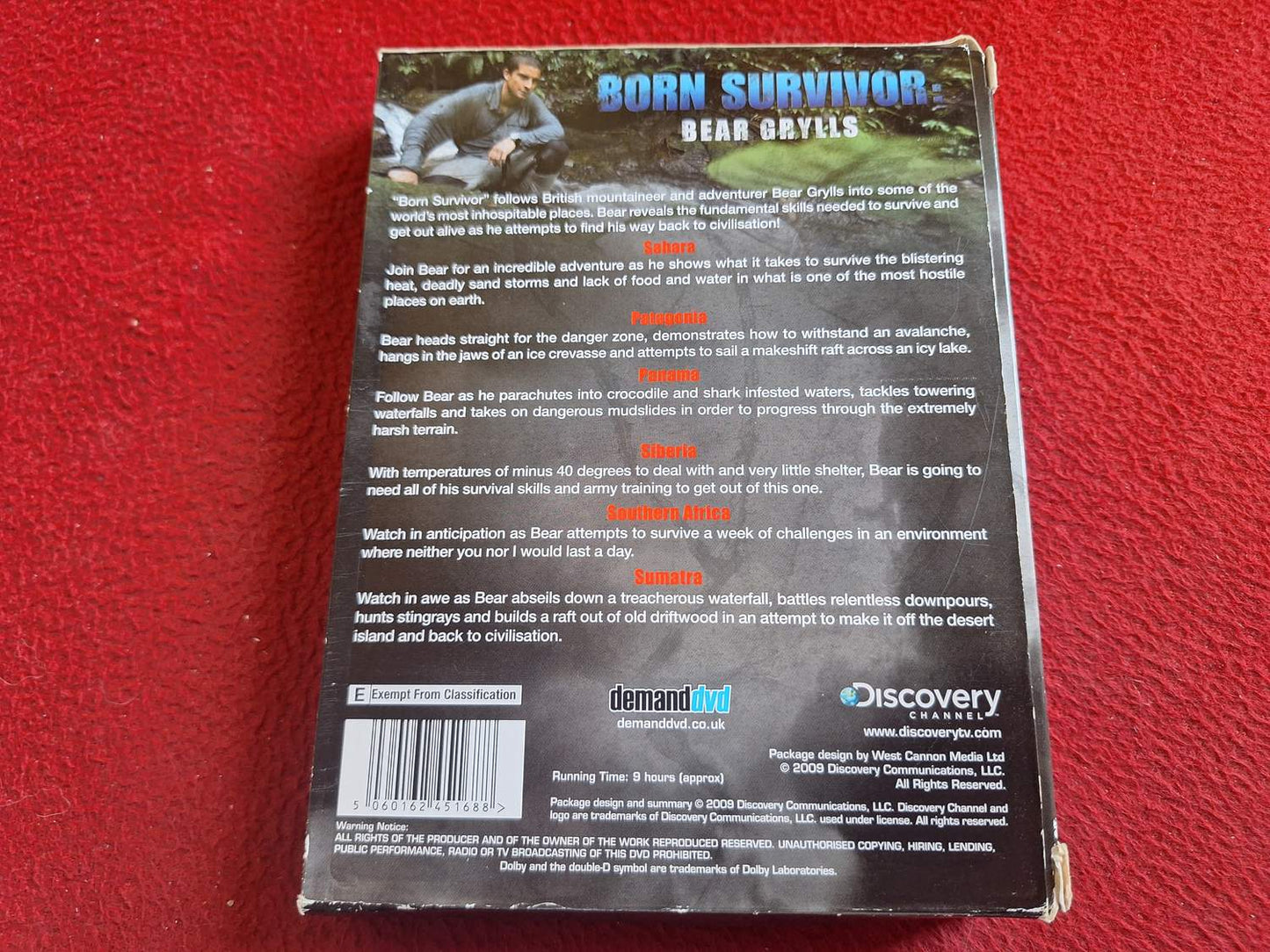 BORN SURVIVOR BEAR GRYLLS SEASON 2 BOX DVD