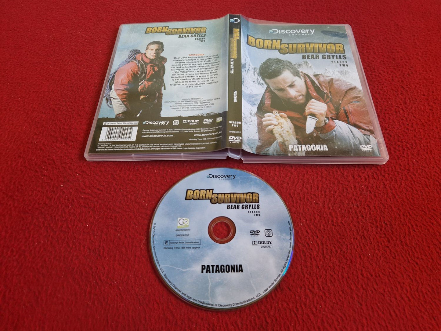 BORN SURVIVORS BEAR GRYLLS SEASON 2 PATAGONIA DVD
