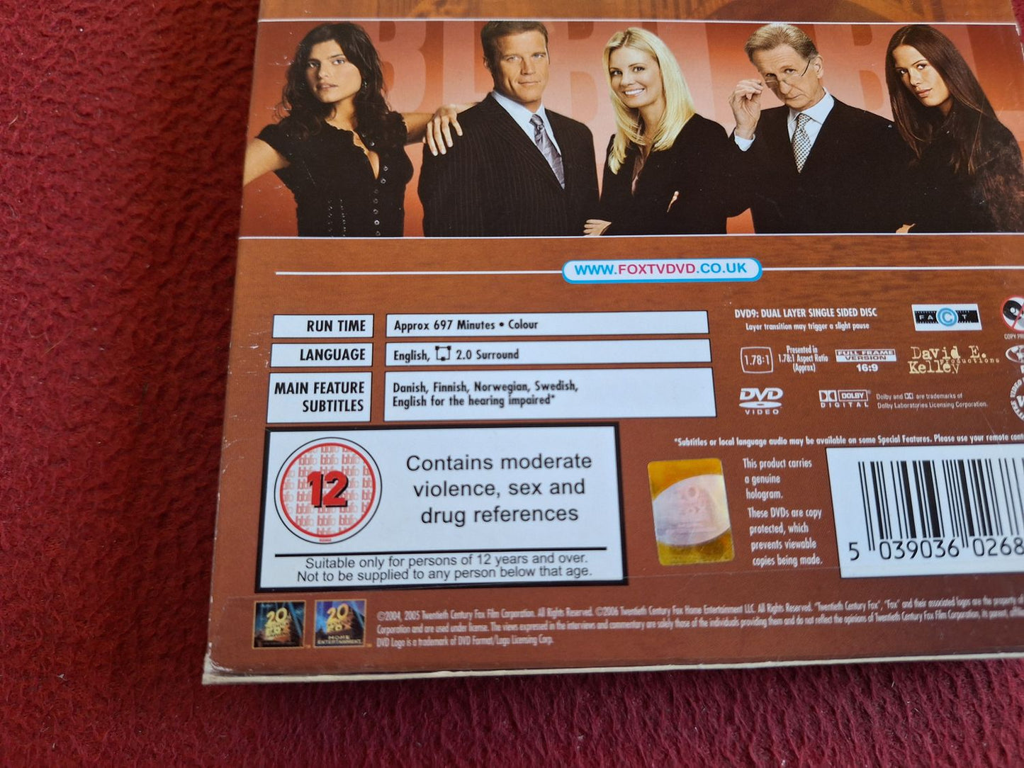 BOSTON LEGAL SEASON 1 BOX DVD