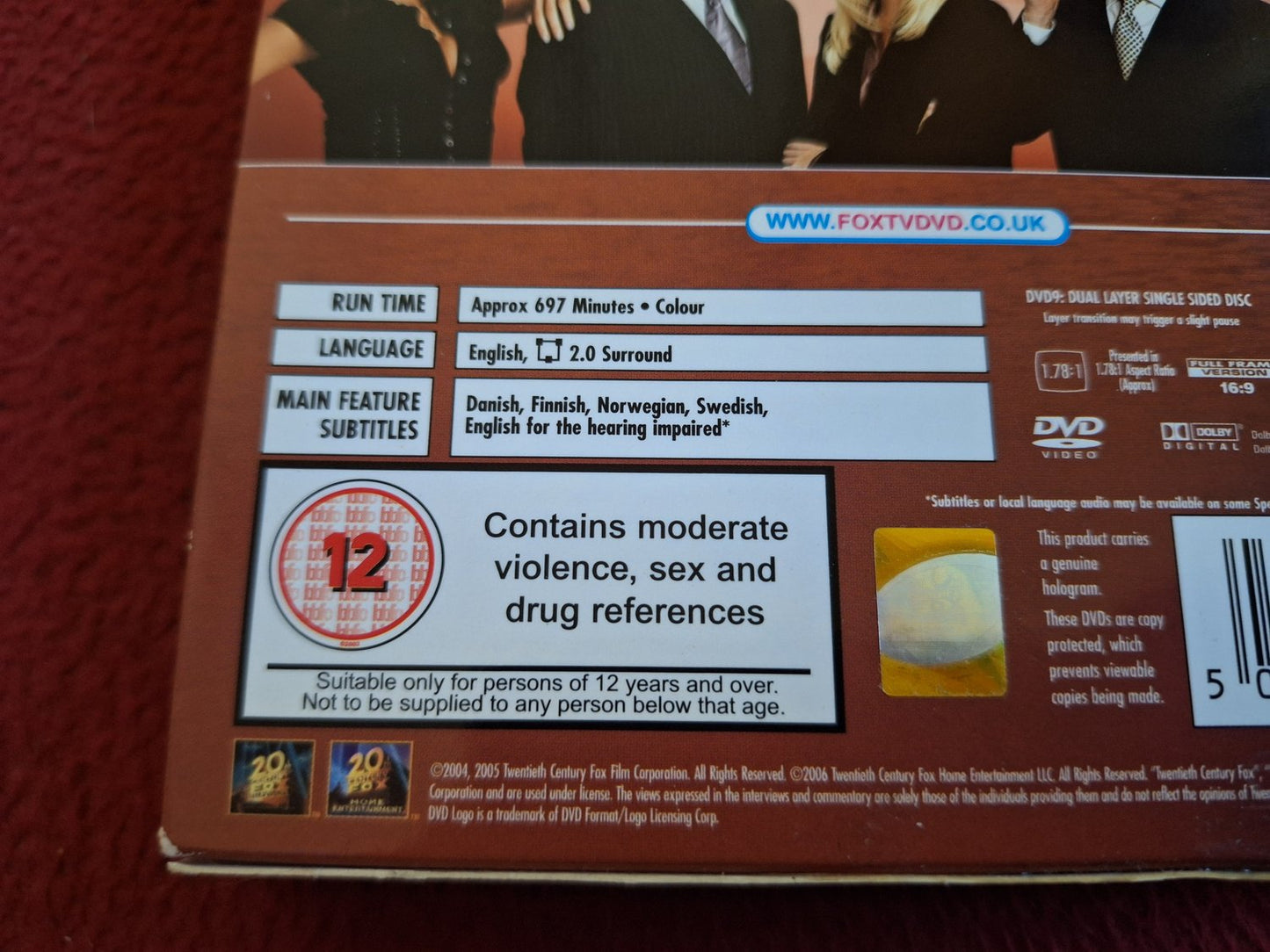 BOSTON LEGAL SEASON 1 BOX DVD