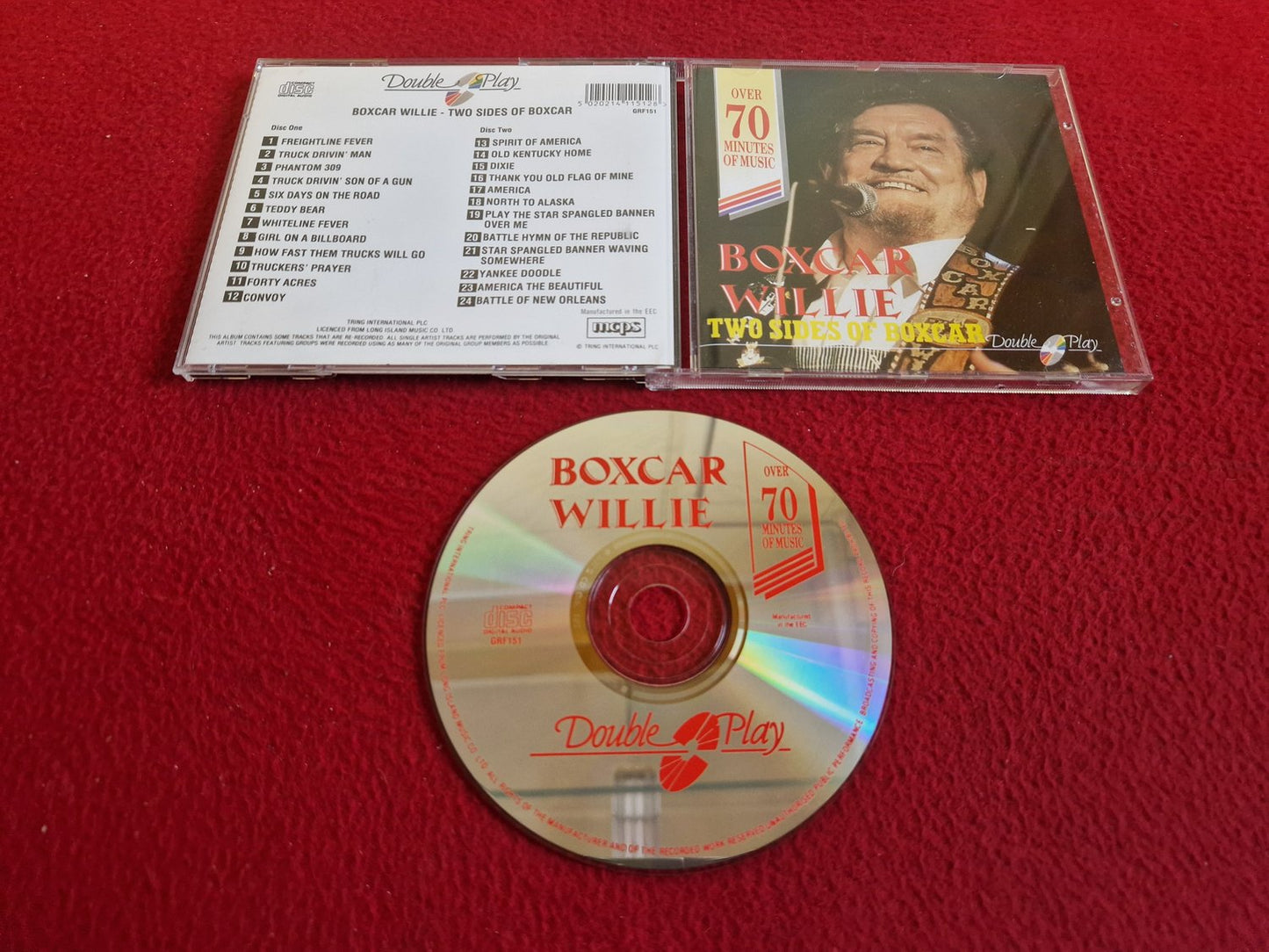 BOXCAR WILLIE TWO SIDES OF BOXCAR CD