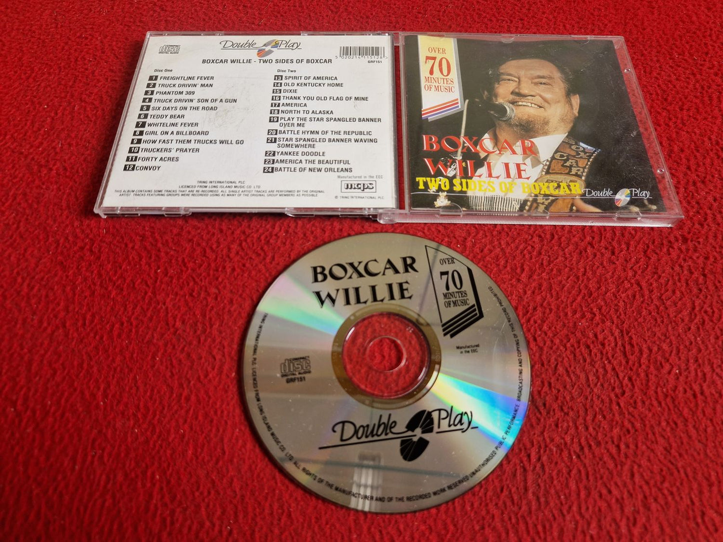 BOXCAR WILLIE TWO SIDES OF BOXCAR CD