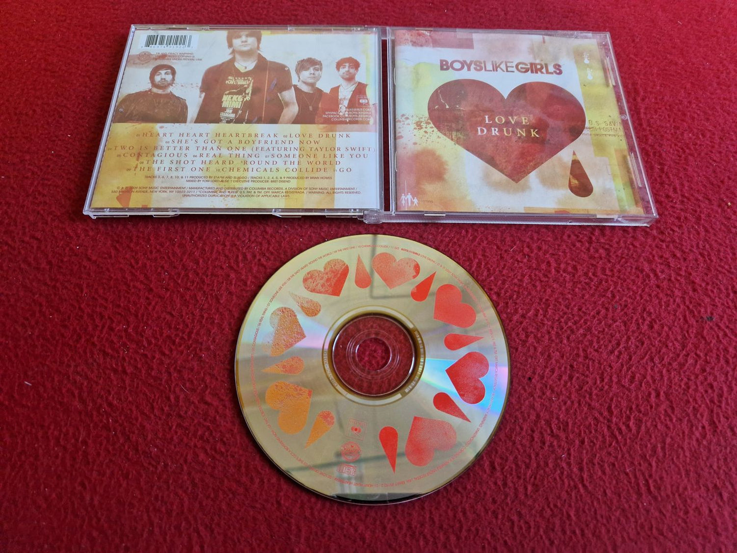 BOYS LIKE GIRLS LOVE DRUNK CD
