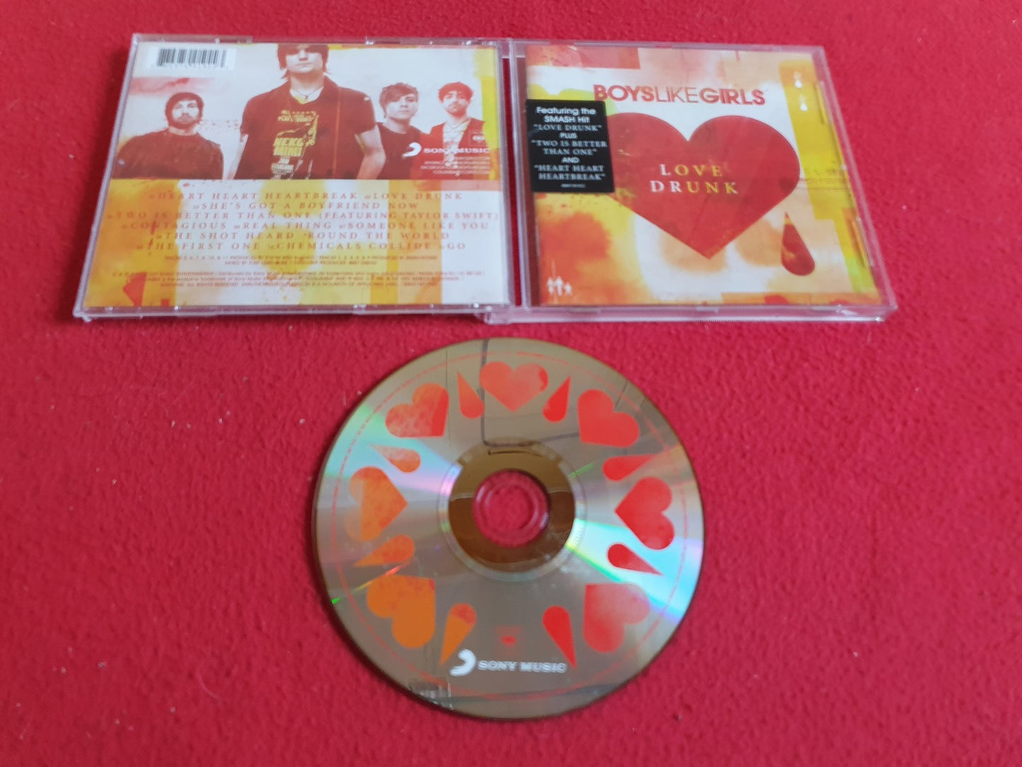 BOYS LIKE GIRLS LOVE DRUNK till CD