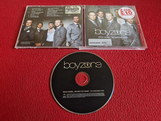 BOYZONE BACK AGAIN NO MATTER WHAT CD