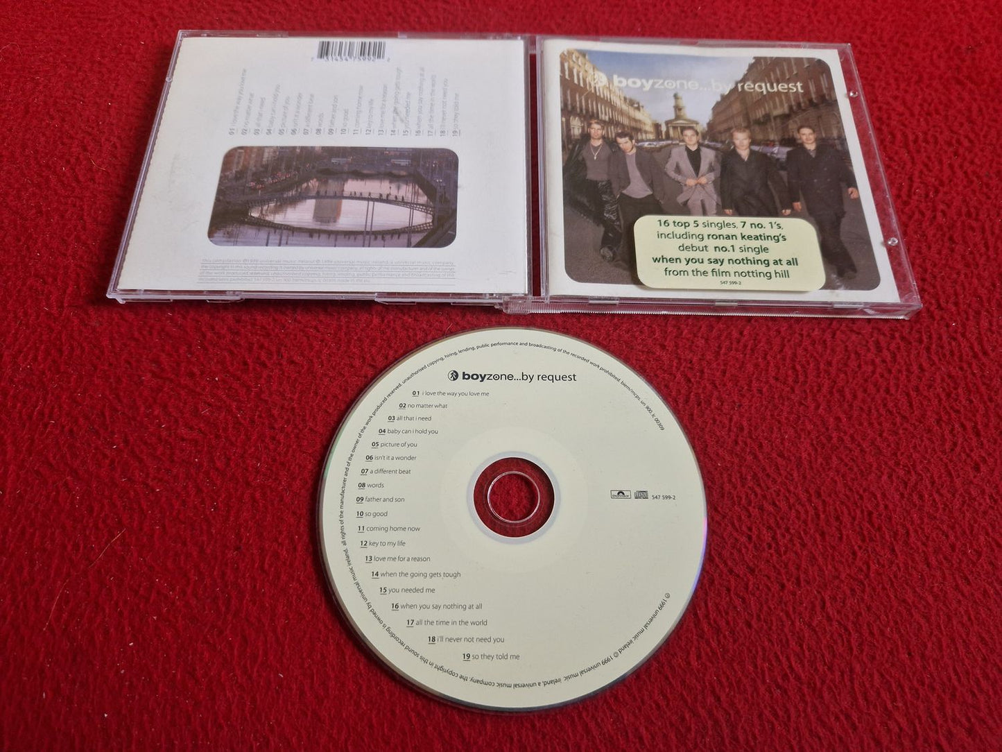 BOYZONE BY REQUEST CD
