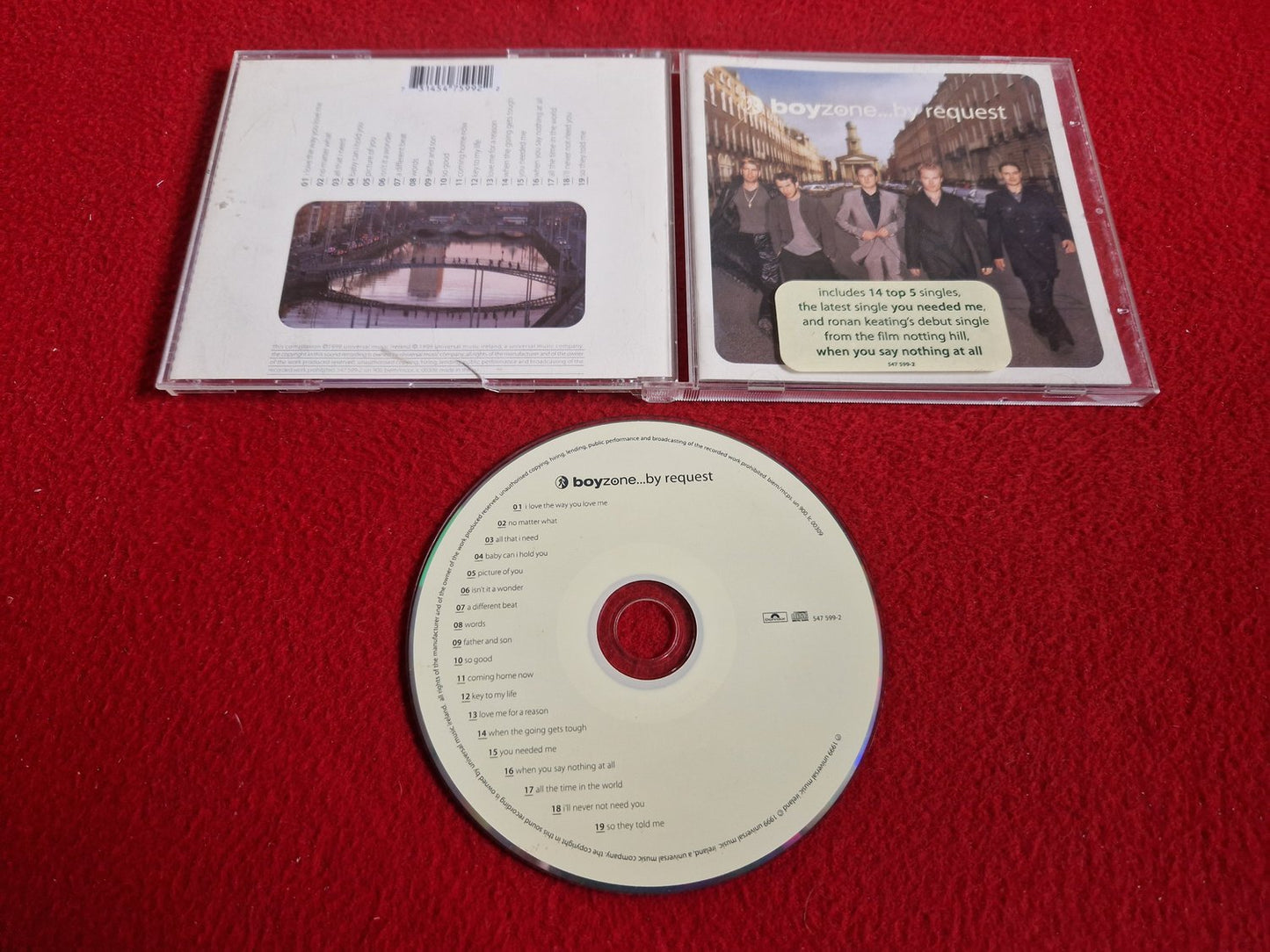 BOYZONE BY REQUEST CD