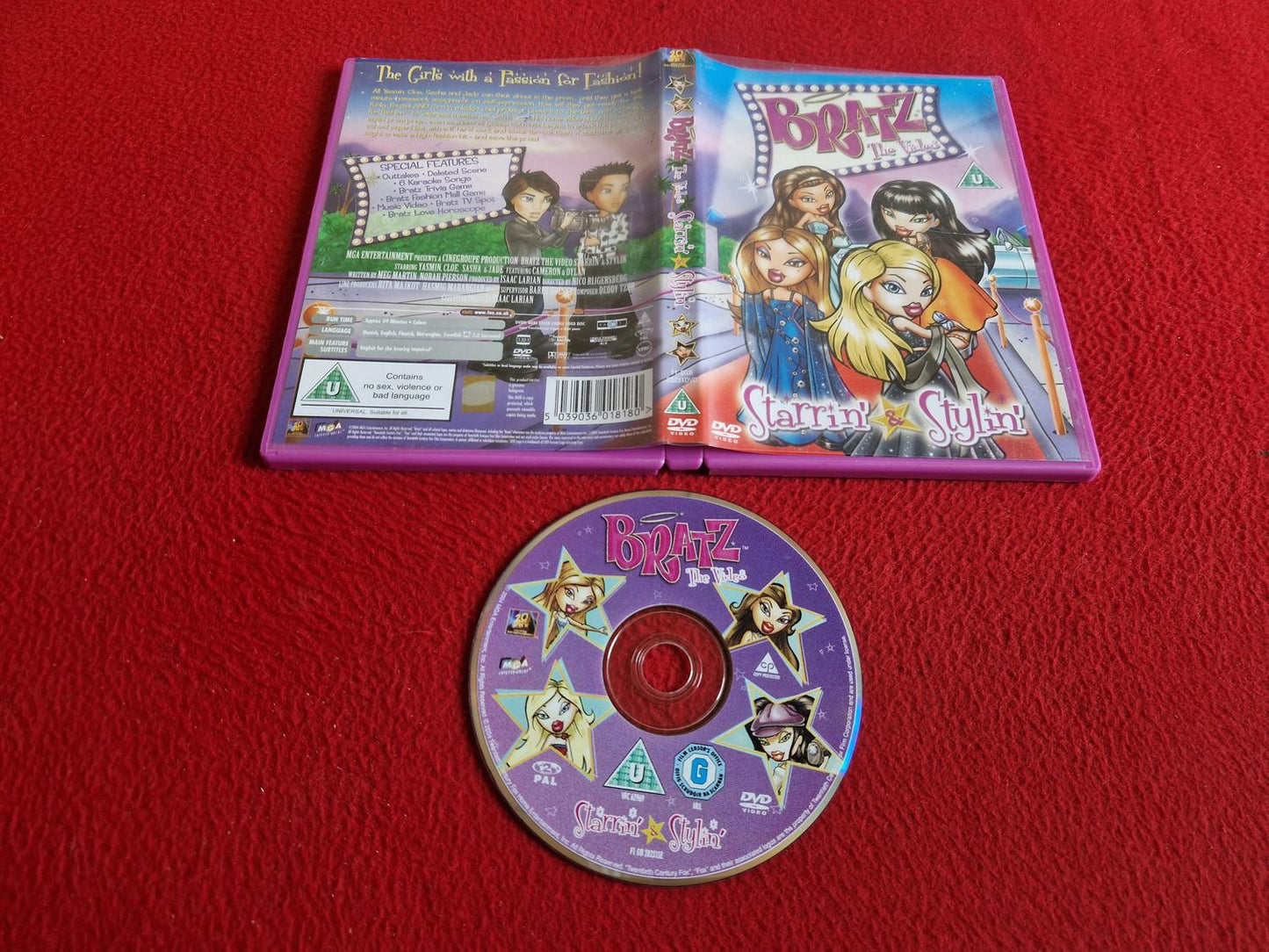 BRATZ THE VIDEO STARRIN' & STYLIN' DVD