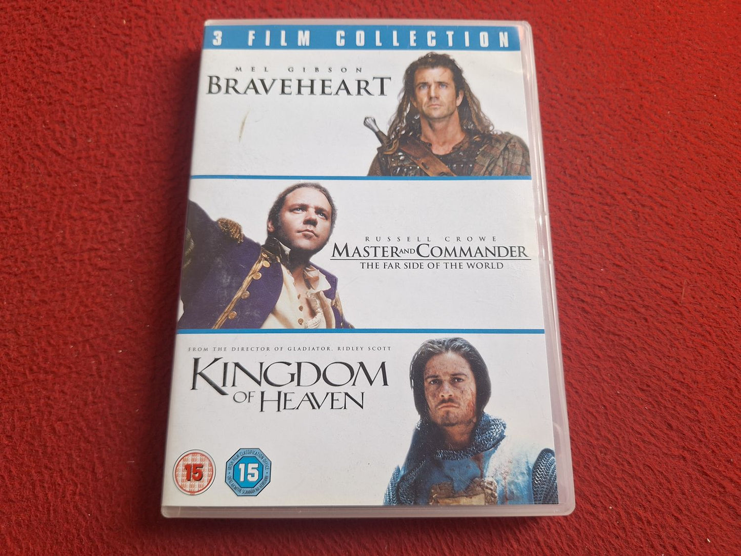 BRAVEHEART / MASTER AND COMMANDER / KINGDOM OF HEAVEN BOX DVD