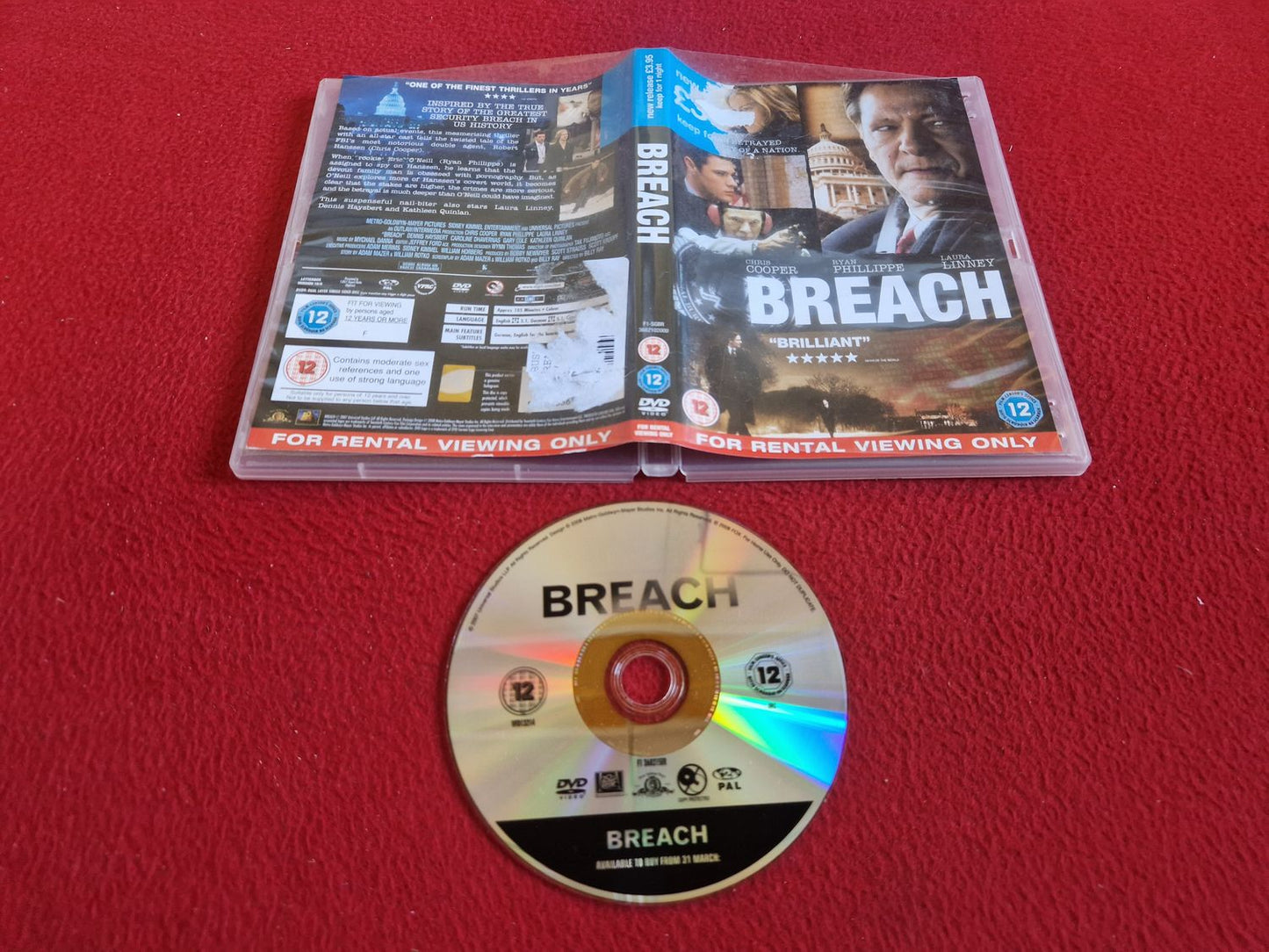 BREACH DVD