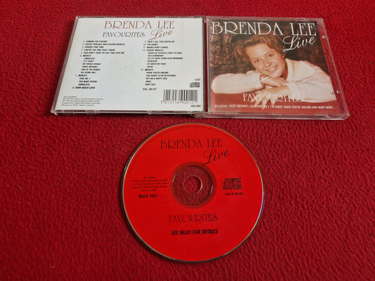 BRENDA LEE LIVE FAVOURITES CD