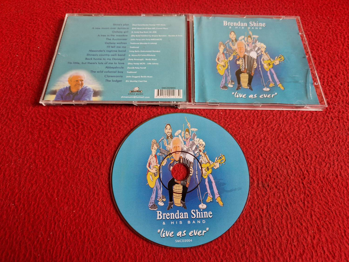 BRENDAN SHINE & HIS BAND LIVE AS EVER CD
