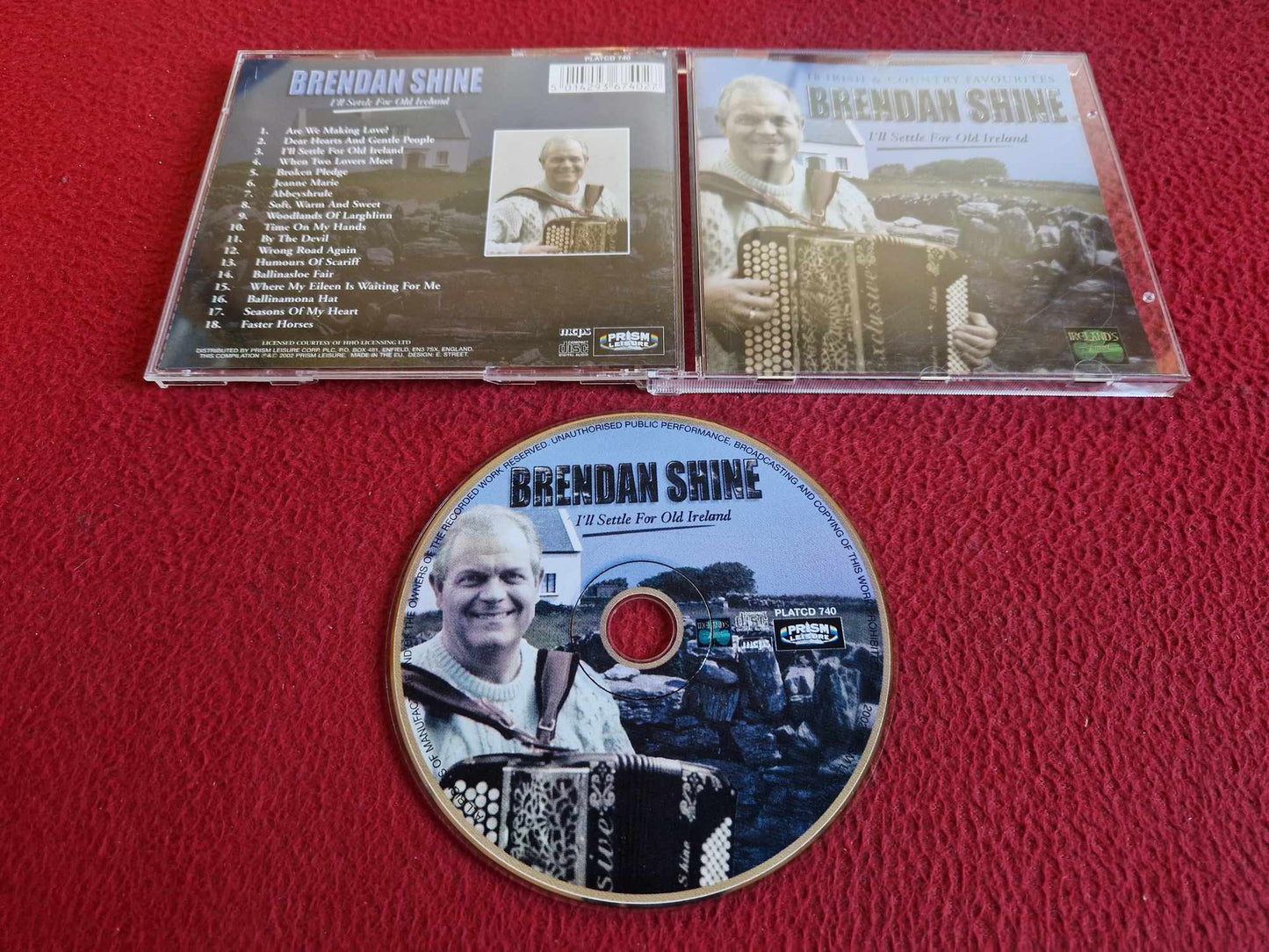 BRENDAN SHINE I'LL SETTLE FOR OLD IRELAND CD