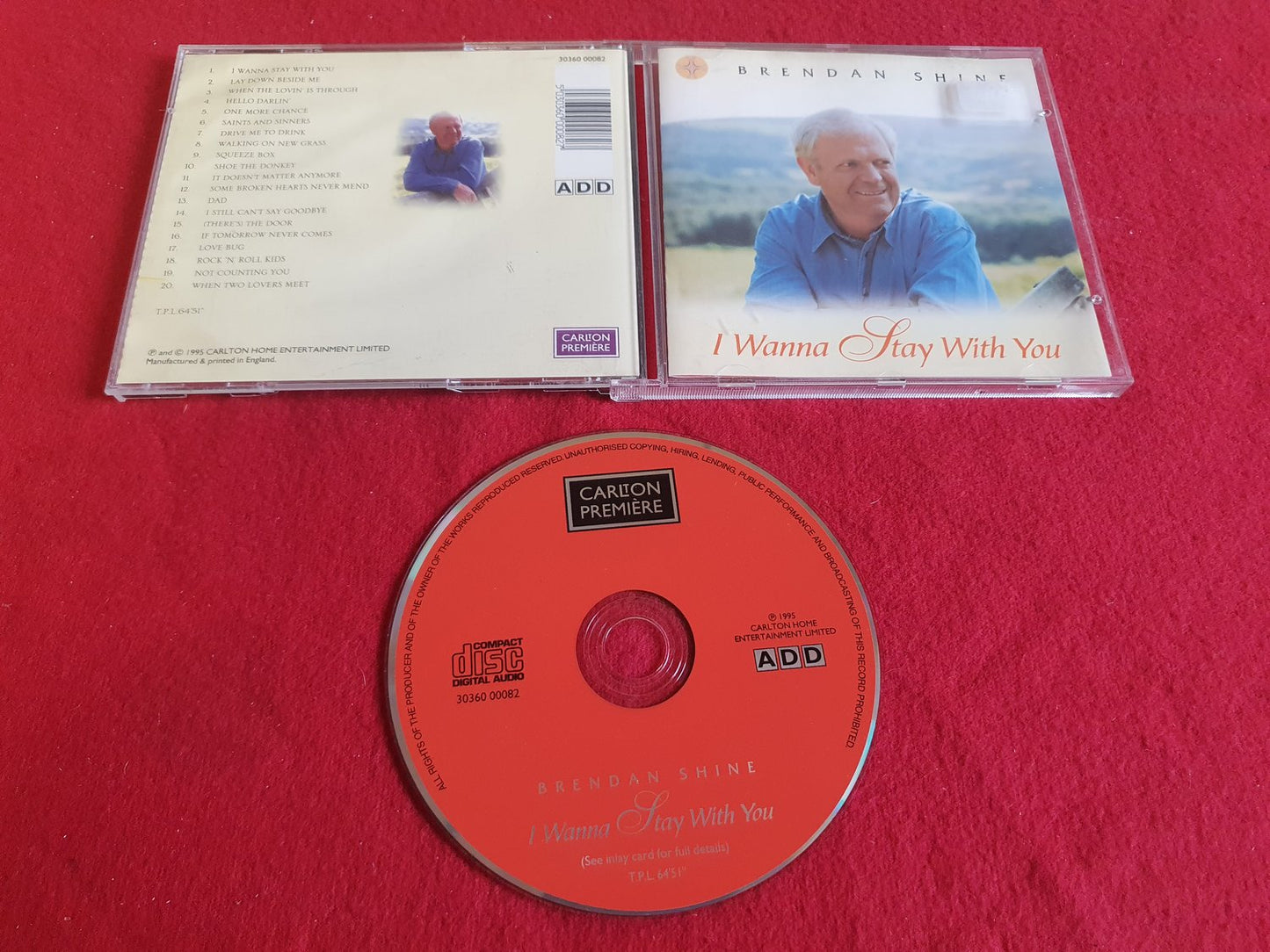 BRENDAN SHINE I WANNA STAY WITH YOU till CD