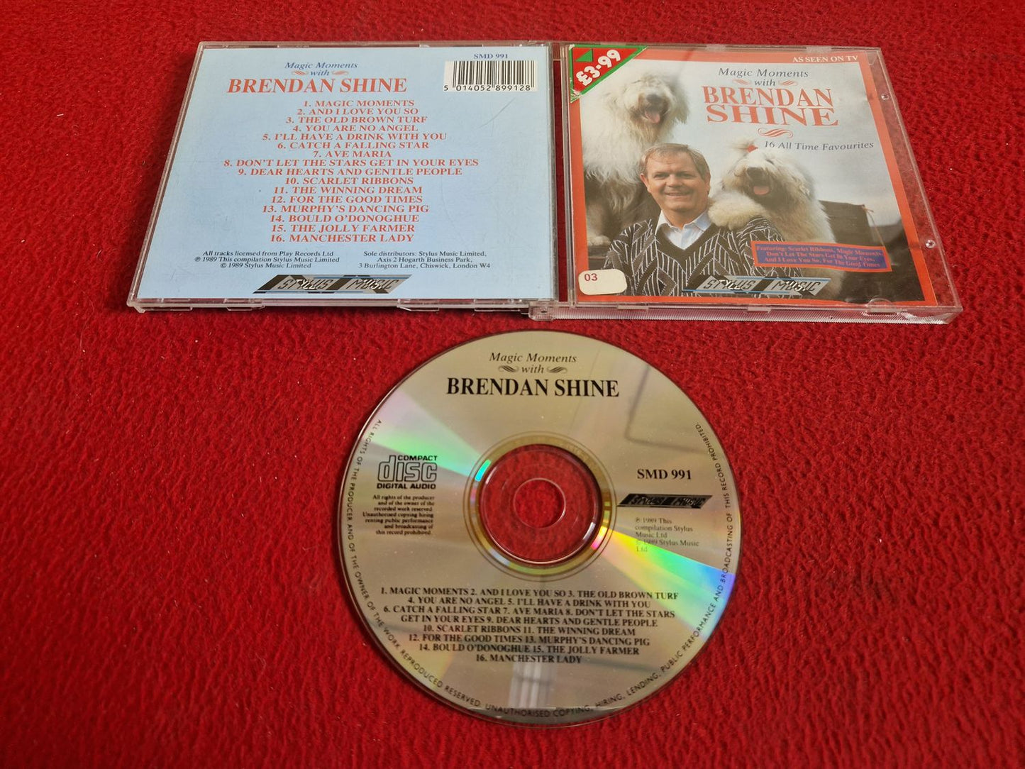BRENDAN SHINE MAGIC MOMENTS WITH CD