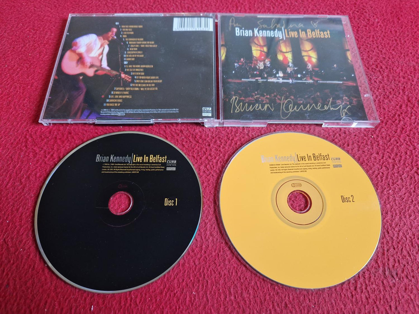 BRIAN KENNEDY LIVE IN BELFAST CD