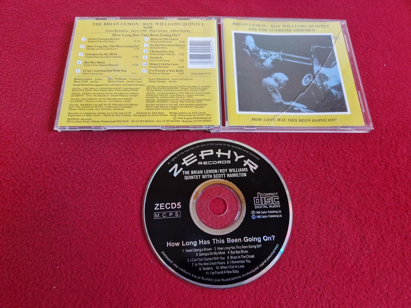 BRIAN LEMON - ROY WILLIAMS QUINTET / SUPREME SIDEMEN HOW LONG HAS THIS... CD