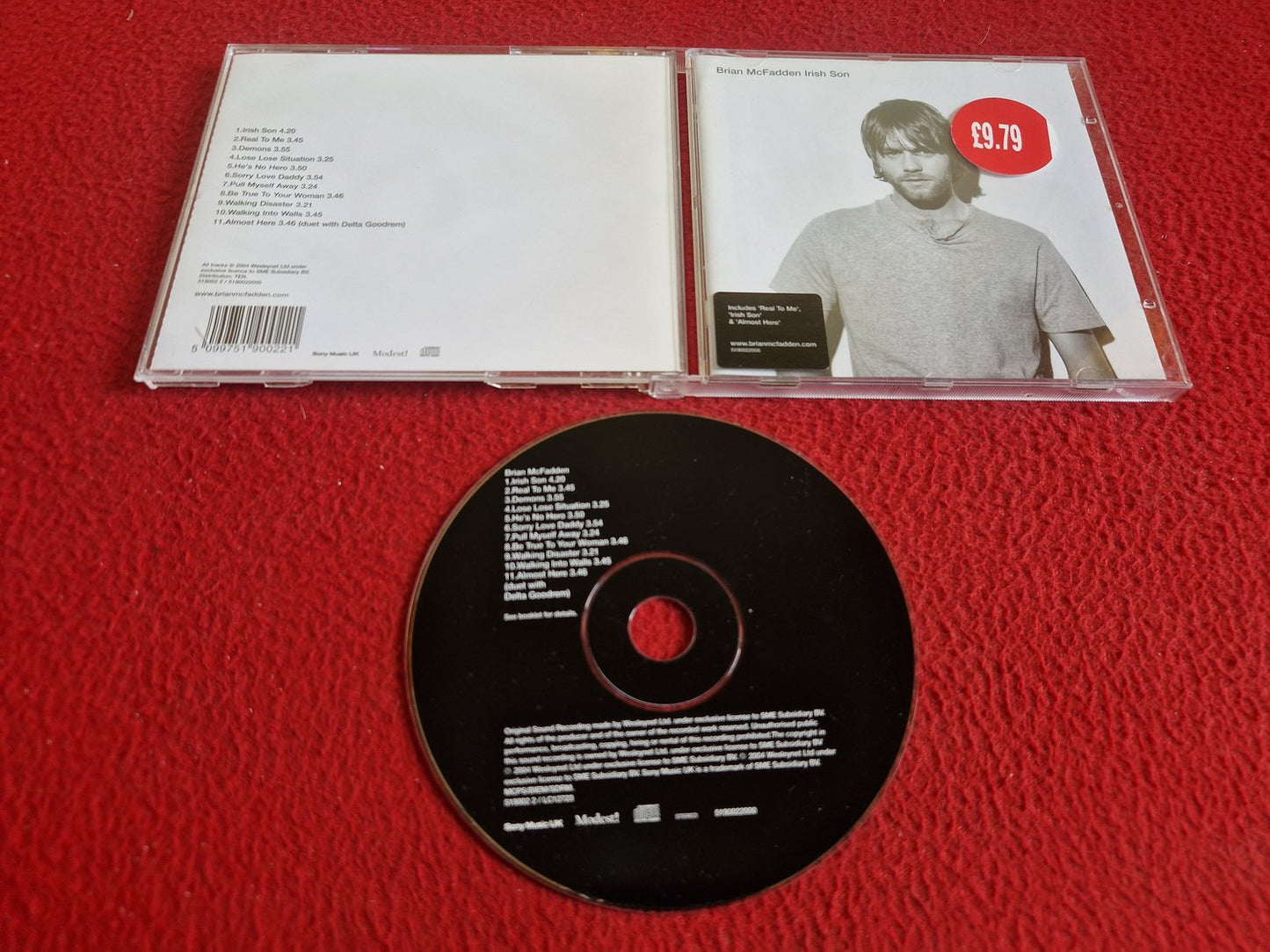 BRIAN MCFADDEN IRISH SON CD
