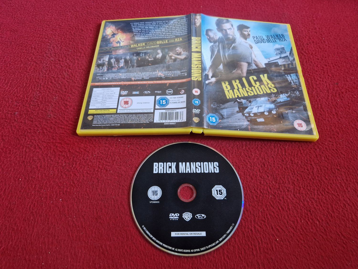 BRICK MANSIONS DVD